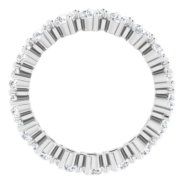 3.78 ct. Pear Diamond Eternity Band-VIRABYANI
