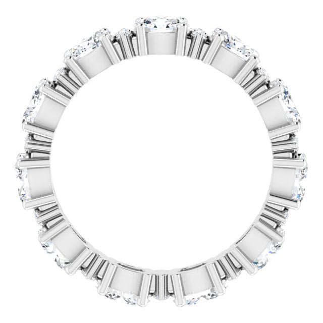 2.50 ct. Oval & Round Diamond Eternity Band-VIRABYANI