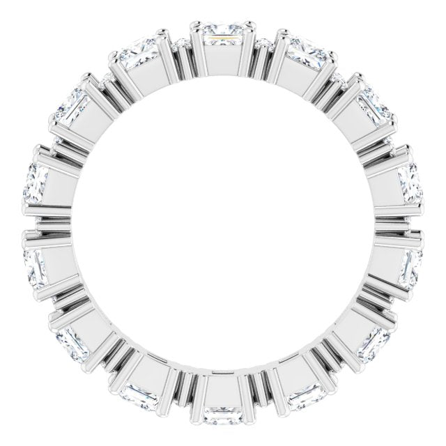 2.77 ct. Princess & Round Diamond Eternity Band-VIRABYANI