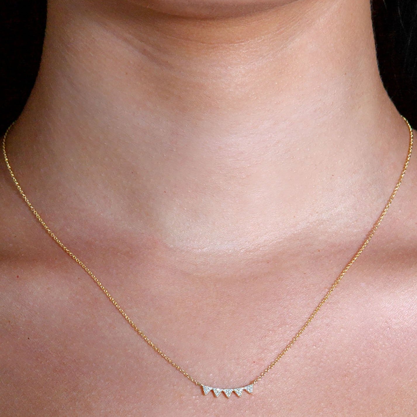 0.10 ctw Diamond Fashion Necklace Pendant-VIRABYANI