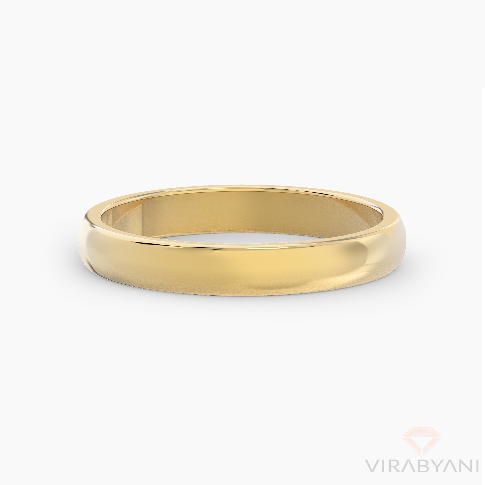 Bezel Set Round Diamond Band Five Stone Anniversary Ring-VIRABYANI