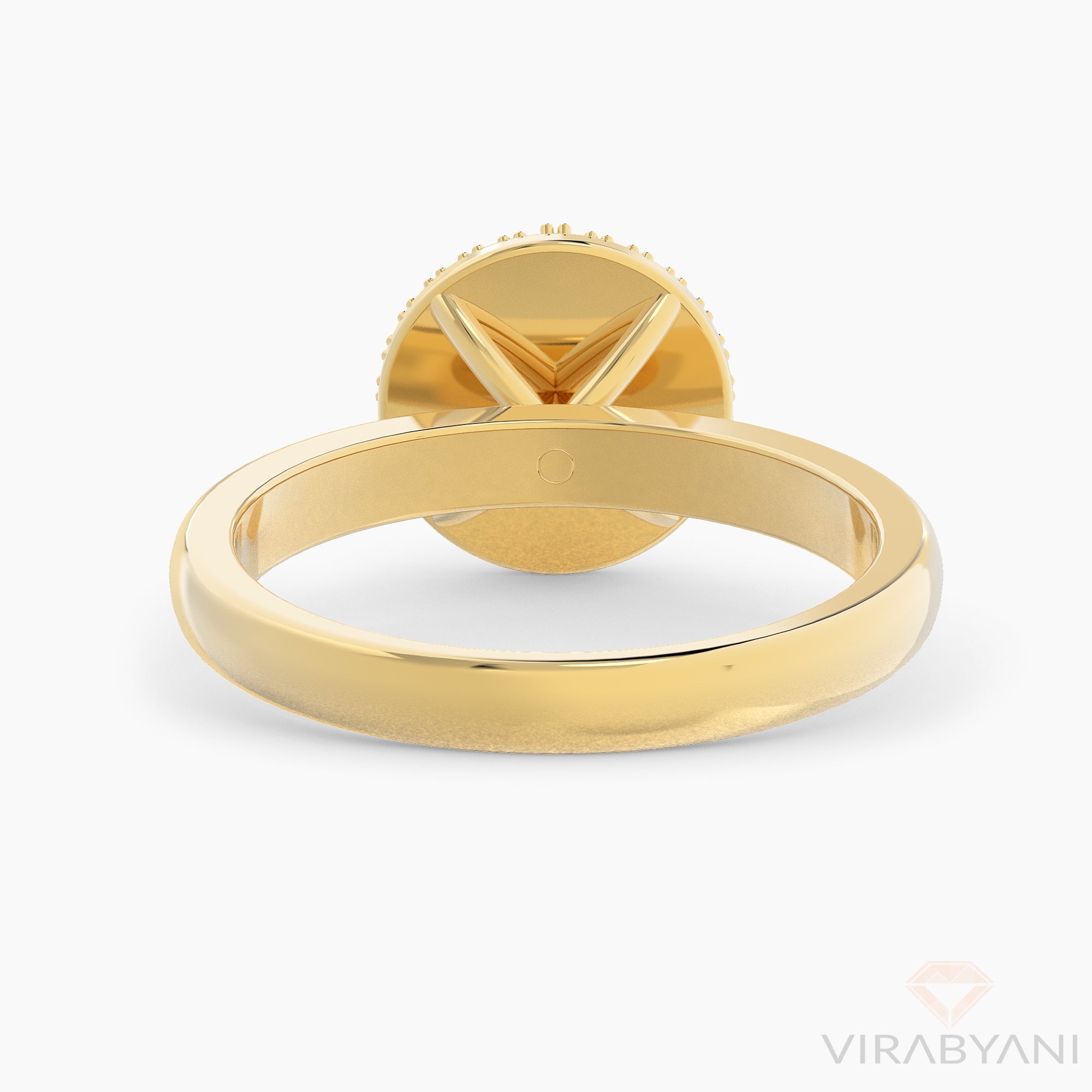 Round Shaped AMoré Pavé Ring With 0.50 ct. Diamonds-VIRABYANI
